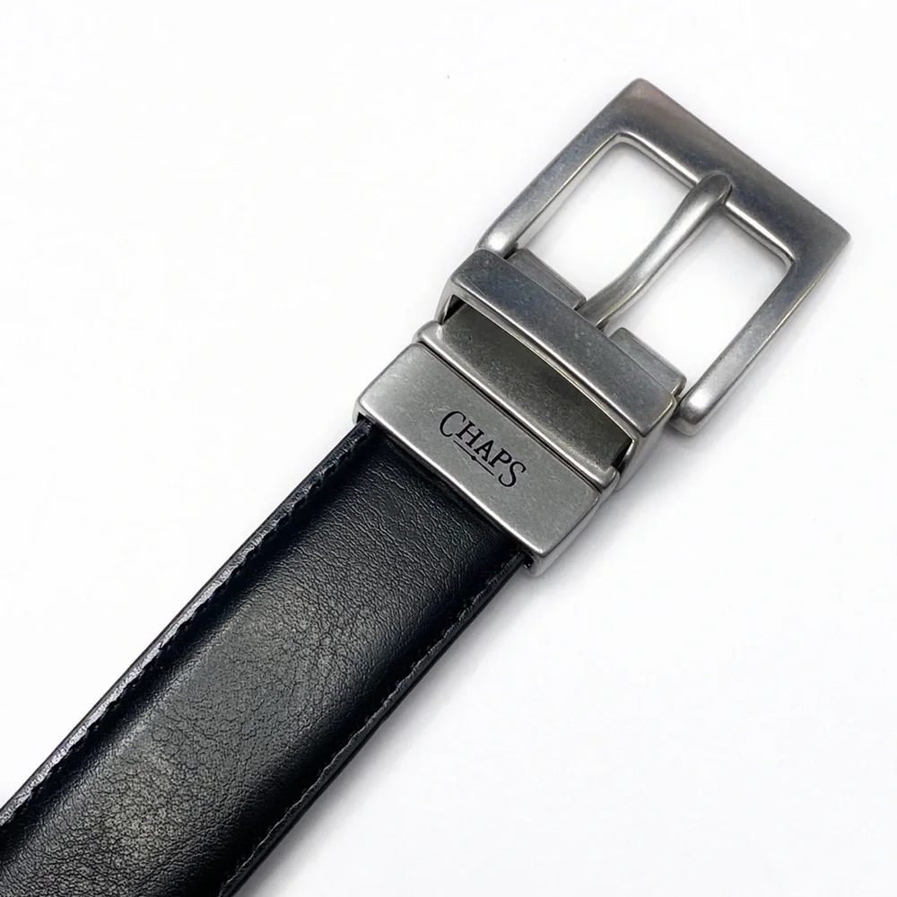 Chaps Men’s Faux Leather Reversible Belt